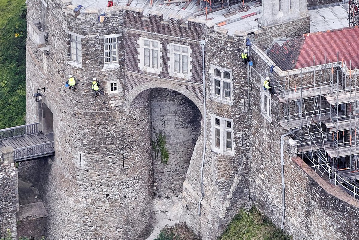 Paye Stonework and Restoration (@payestonework) on Twitter photo At Dover Castle where our team, working from ropes are undertaking the task of devegetation & consolidation to the imposing Constables Tower and the impregnable East Curtain Wall (with power cradles) <a href="/EnglishHeritage/">English Heritage</a> <a href="/EHDoverCastle/">Dover Castle</a>
#devegatation #conservation #Epic At Dover Castle where our team, working from ropes are undertaking the task of devegetation & consolidation to the imposing Constables Tower and the impregnable East Curtain Wall (with power cradles) <a href="/EnglishHeritage/">English Heritage</a> <a href="/EHDoverCastle/">Dover Castle</a>
#devegatation #conservation #Epic