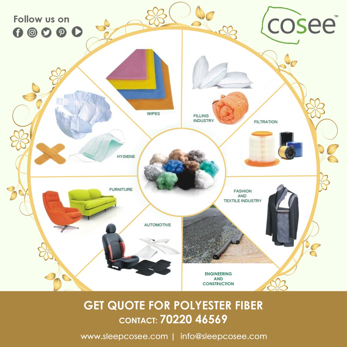 SleepCosee's tweet image. Do you manufacture any of the above products?
Looking for the Best Quality fiber at a reasonable price?
Get Quote for Polyester Fiber
Contact: 70220 46569
.
.
.
.
.
#SleepCosee #fibreindustry #polyesterfiber #polyesterfiberfill #fiberfill #fiberfillpolyester #pillowfille
