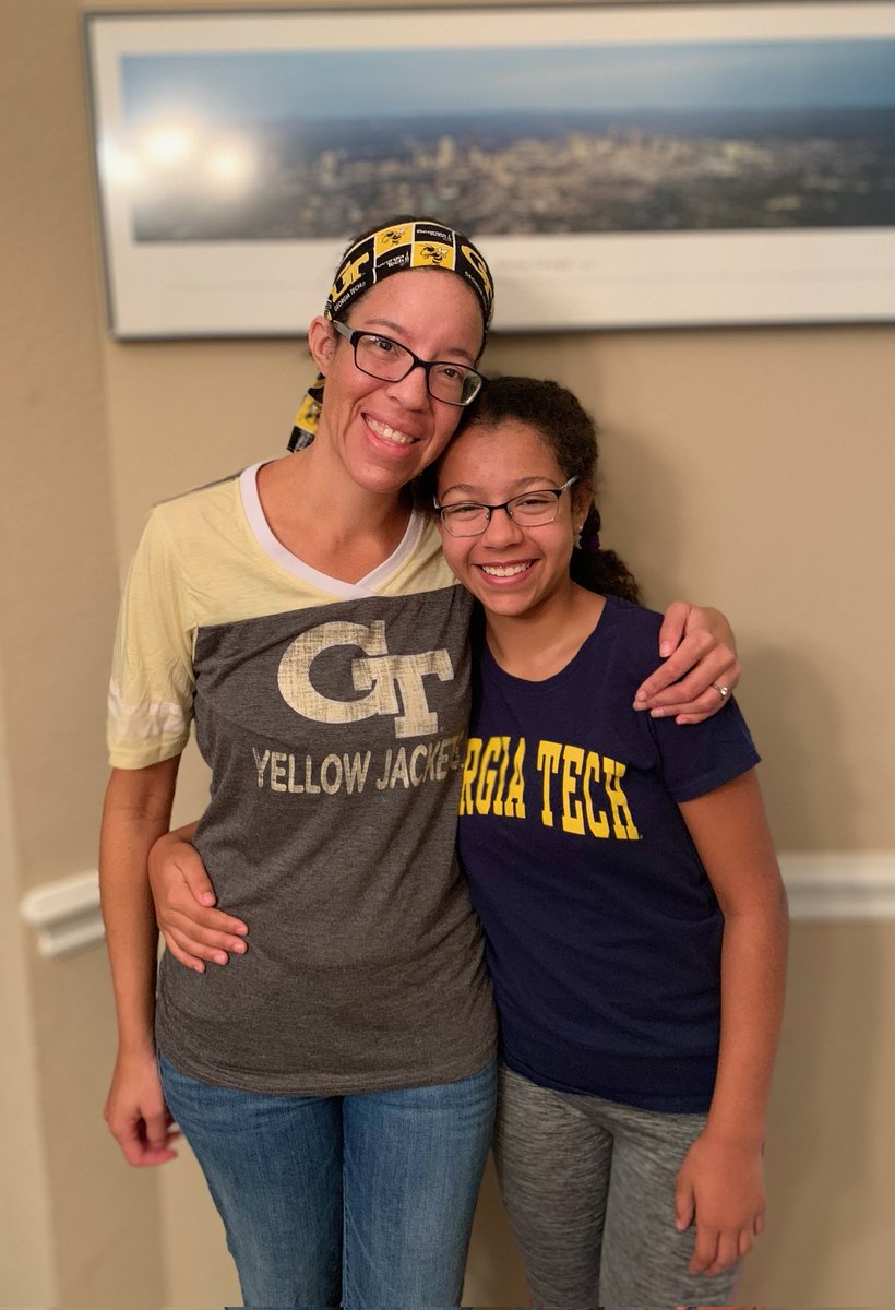 Representing Georgia Tech for #KISDCollegeColors day. Go Jackets!