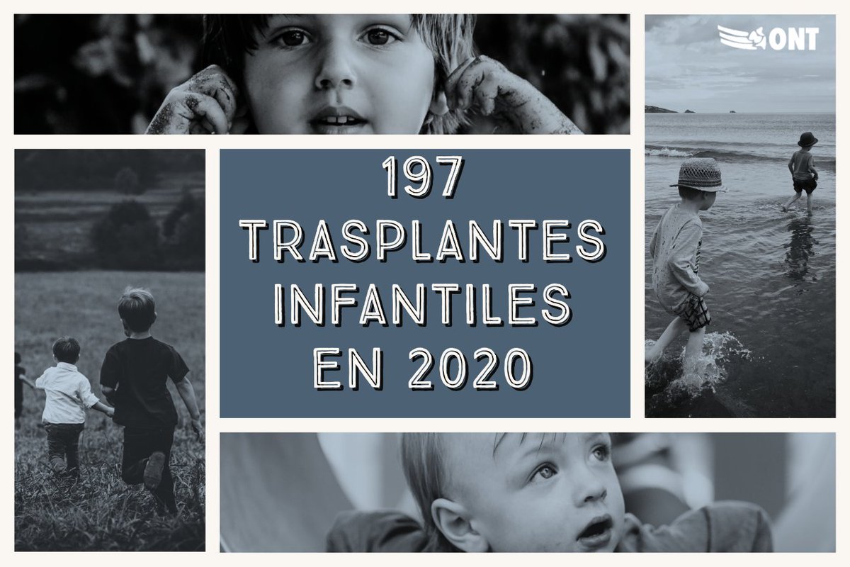 En 2020, a pesar de las circunstancias, España efectuó 197 trasplantes pediátricos. 197 niños que han vuelto a nacer gracias a la solidaridad de muchas familias #donantes que, en el momento más duro, dijeron ‘sí’ a regalar vida #dejahuella #OrgulloONT
