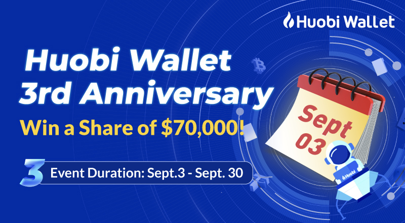 iTokenWallet's tweet photo. 🥳Huobi Wallet 3rd Anniversary🎉🎉🎉

A series of events are ON THE WAY!⚡️
Unprecedented #NFTs 😍
Token #Airdrop 🔥
Party #Points 🚀
…

Win a share of $70,000! 💰

Details:👇👇👇
https://t.co/ulwDpOKerX https://t.co/XSQ1VtN0br