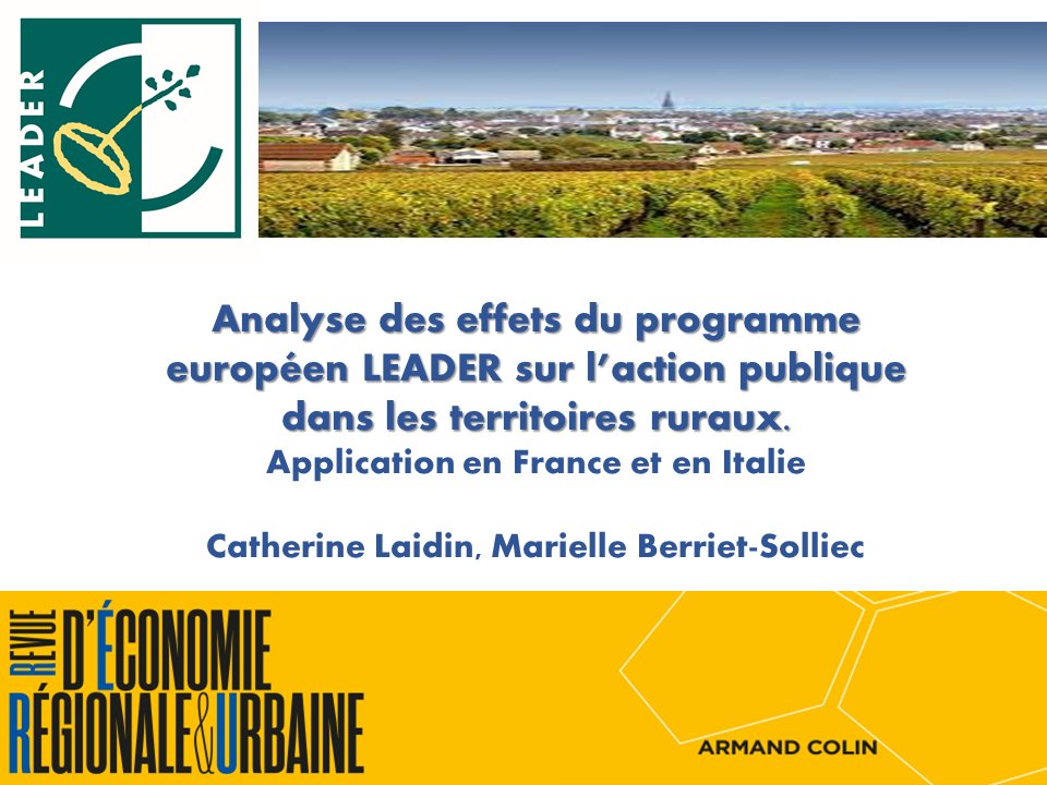 RERU (@reru_revue) on Twitter photo Le programme LEADER contribue à la redistribution des places et des rôles des élus et des experts au sein de l’arène locale et génèrent des transferts sur d’autres programmes que LEADER. cairn.info/revue-d-econom… <a href="/leader_france/">Leader France 🇫🇷🇪🇺</a> @reseaururalfr @AgroSupDijon @agrocampusouest Le programme LEADER contribue à la redistribution des places et des rôles des élus et des experts au sein de l’arène locale et génèrent des transferts sur d’autres programmes que LEADER. cairn.info/revue-d-econom… <a href="/leader_france/">Leader France 🇫🇷🇪🇺</a> @reseaururalfr @AgroSupDijon @agrocampusouest