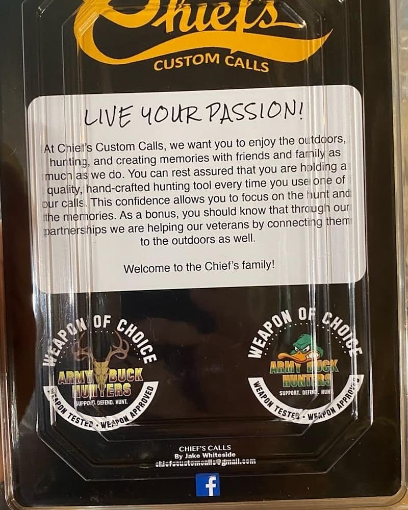 ArmyDuckHunters's tweet image. Checkout the new packaging @ #ChiefsCustomCalls--HOOAH! #SupportDefendHunt #WeaponTested #WeaponApproved
