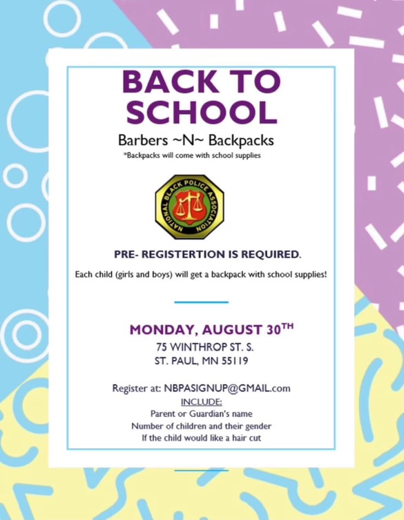 Have we mentioned we LOVE our educators - and our students, too? Our team recently collected backpacks and school supplies for those in need, and distributed them during the Backpacks &amp; Barbers event, organized by <a href="/sppdmn/">Saint Paul Police Department</a> Officer Brad Chin. #BacktoSchool2021 #makeanimpact