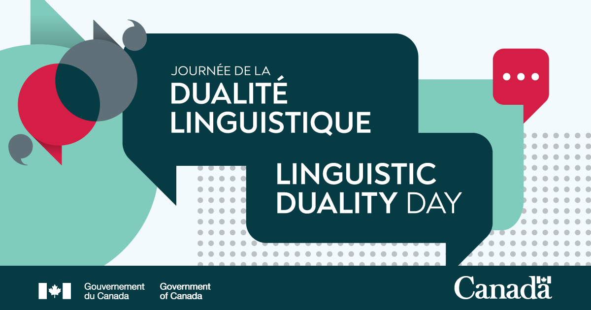 CFPduCanada's tweet photo. Inscrivez-vous dès maintenant à l’évènement virtuel de la Journée de la dualité linguistique, le 9 septembre, de 13 h 30 à 15 h(HAE) ➡️ https://t.co/6mtqBveH8C
#DualitéLinguistique https://t.co/i2ZBGhFGB8