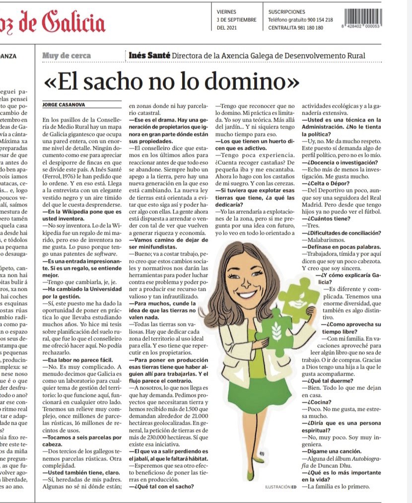 santeriveira's tweet photo. El sacho no lo domino y hacer entrevistas tampoco 😅

Aquí os dejo la pieza "Muy de cerca" de La Voz, donde solo me faltó contar que celebré dos champions del Madrid  bañándome en la Fonte do Rei de Lugo 👉 https://t.co/cbktcWPEQ3 https://t.co/G6K7ToiAtm