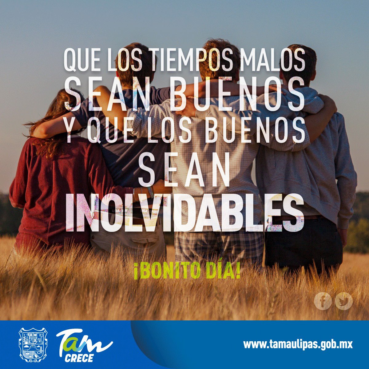 💙🥳 | 𝗦𝗲𝗮𝗺𝗼𝘀 𝗳𝗲𝗹𝗶𝗰𝗲𝘀 aunque sea por molestar. 𝗣𝗼𝘀𝗶𝘁𝗶𝘃𝗼𝘀, con una 𝘀𝗼𝗻𝗿𝗶𝘀𝗮 y con toda la actitud que hoy es viernes y los 𝗯𝘂𝗲𝗻𝗼𝘀 𝘁𝗶𝗲𝗺𝗽𝗼𝘀 vienen para todos. ✌️😃

¡Fabuloso fin de semana a todas y todos! ✌️😎

#TamCrece 𝗖𝗘𝗔𝗕𝗘𝗽𝗼𝗿𝗧𝗶