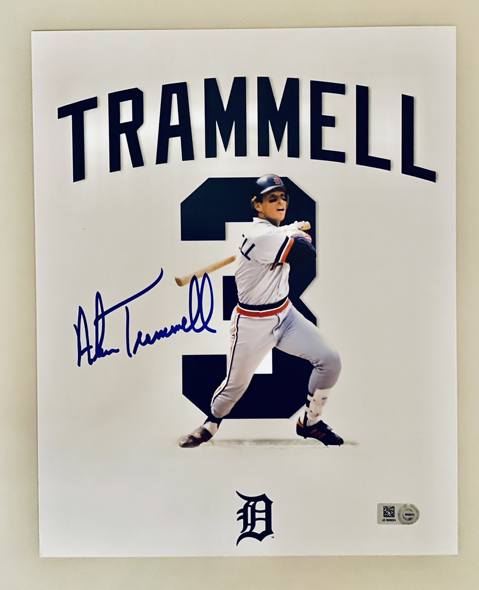 DETAuthentics's tweet image. #Giveaway - RT &amp;amp; FOLLOW @DETAuthentics for a chance to win:

Alan Trammell Autographed Photo

One winner will be picked at random and notified by DM on 9/5/21. #DetroitRoots           

🚨 Check out our new Akil Baddoo Exclusive auction items: atmlb.com/3iBtByf
