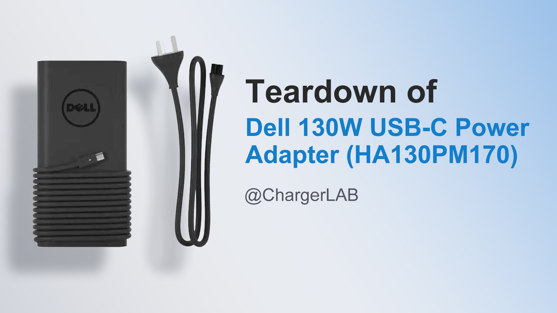 تويتر \ ChargerLAB على تويتر: "Teardown of Dell 130W USB-C Power Adapter  (HA130PM170) | Highest power charger for your Dell laptops @Dell  https://t.co/rO5aaJuPr5 #Dell130w #Dellcharger #Delllaptop #Dellcomputer  https://t.co/2IrYQmrPxf"