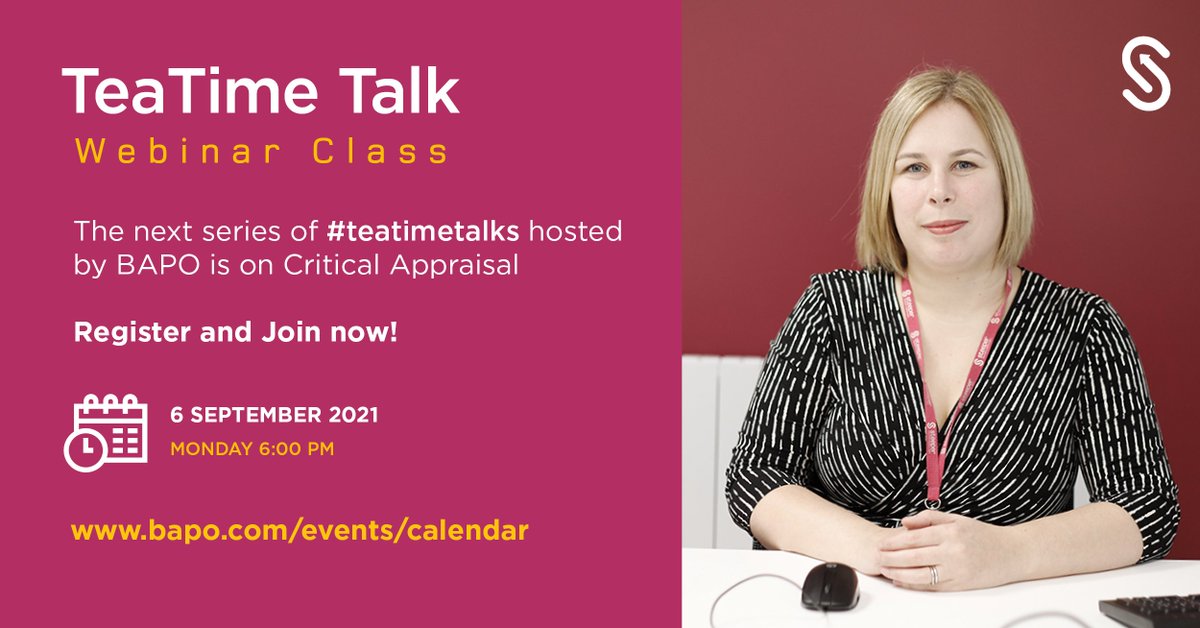 Our very own Orthotist Kate is presenting on the next #TeaTimeTalk with @BAPO2! 

The session will cover evidence based practice, critical appraisal and how to use this in your clinical practice.

Register today ➡️ ow.ly/O2NB50G3L8D 

#BAPO #Orthotics #Webinar #Clinicians