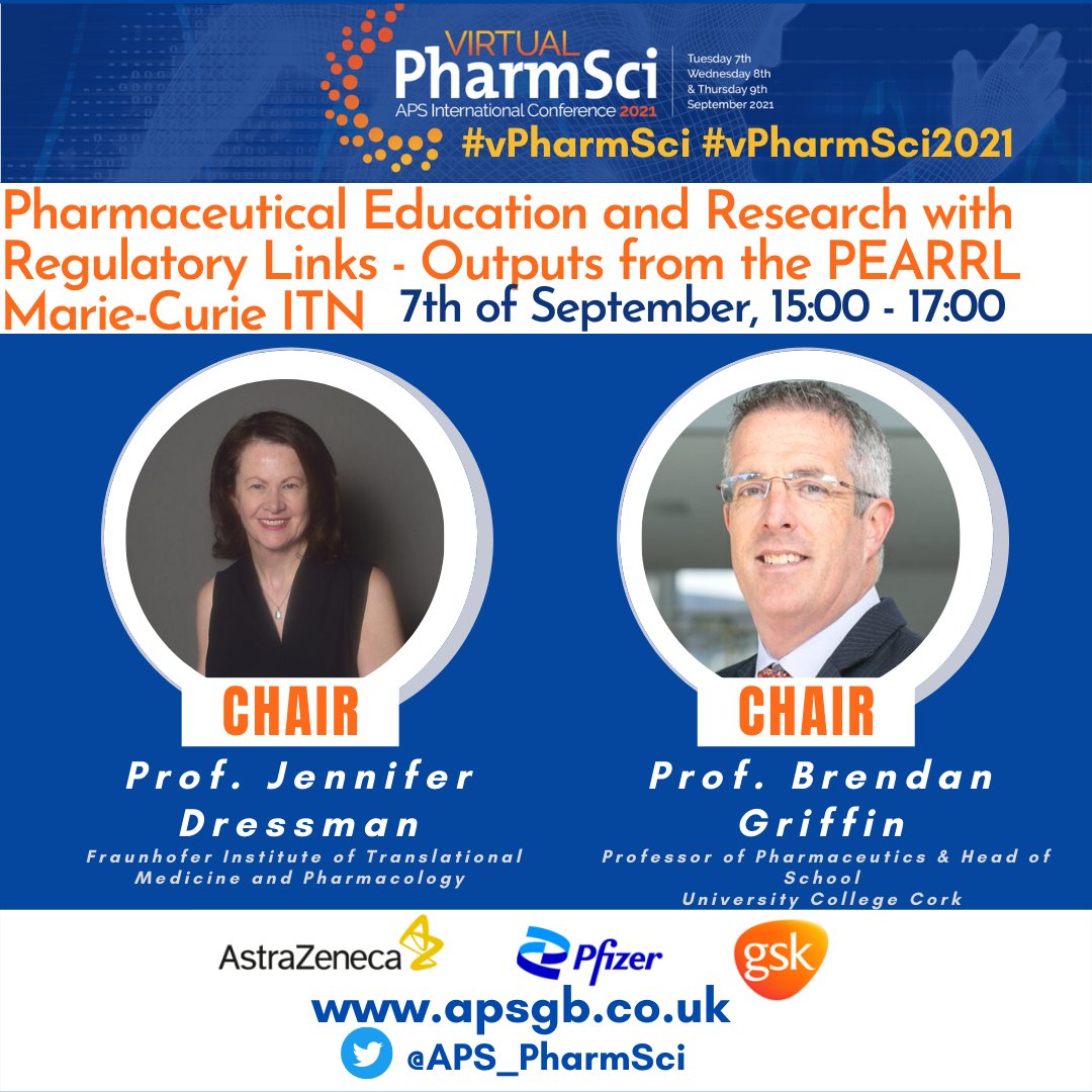 The session that describes the outputs of the <a href="/PEARRL_eu/">PEARRL</a> project is just about to start
#vPharmSci
#vPharmSci2021
To register please visit apsgb.co.uk/event/virtual-…
<a href="/bannerboyo/">Brendan Griffin</a>