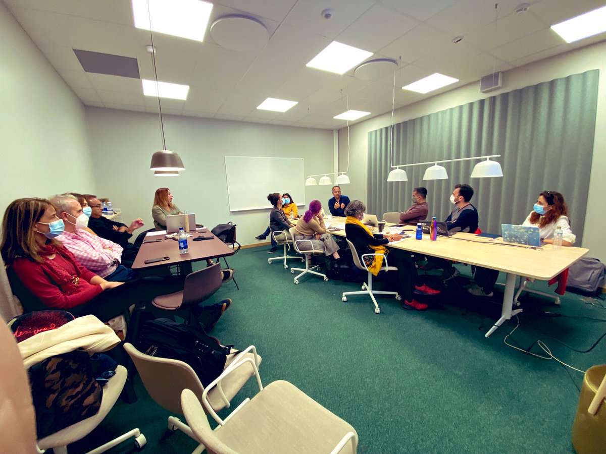 Seguimos trabajando con el resto de países e intercambiando buenas prácticas, impresiones y propuestas de mejora. <a href="/sepiegob/">SEPIE</a> <a href="/EUErasmusPlus/">Erasmus+</a> <a href="/cmelladoalvarez/">Carmen Mellado</a>