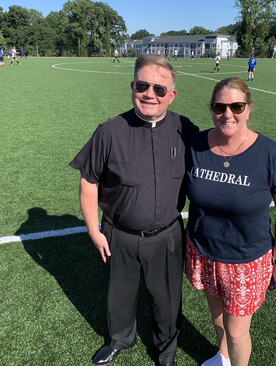 First official game on our new soccer field! Thanks <a href="/ICS_Athletics/">Immaculata Athletics</a> for a great game and a shout out to Coach Jack, Mrs. T and Msgr. Brockman for all of their support!