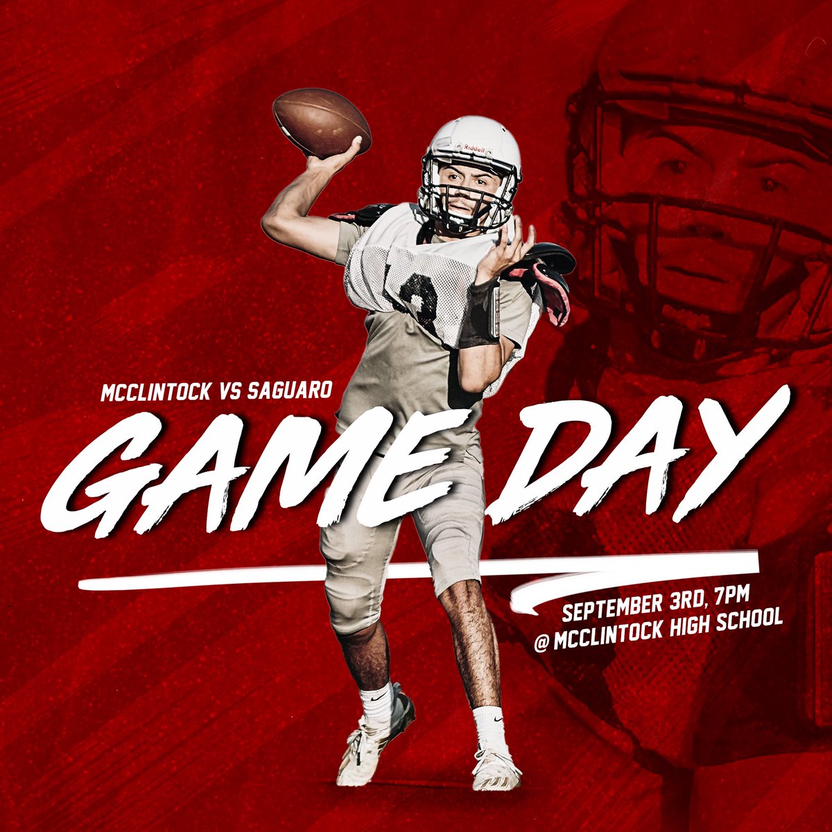 It’s GAME DAY CHARGERS!
Season Opener Tonight @ Jim Lyons Stadium vs Saguaro! Come cheer your Chargers on!🔴🔵🏈