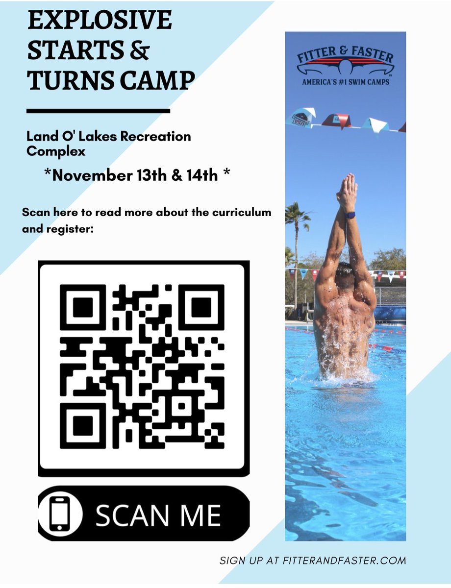SwimmingElite's tweet photo. Fitter &amp; Faster is coming back to Land O Lakes! Sign up on their website today, spots are limited. https://t.co/uq6mEjNh8T