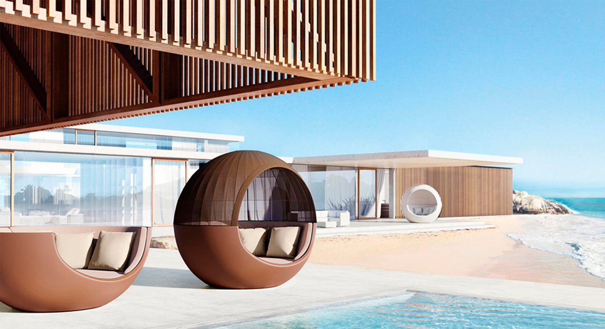 reydimobel's tweet photo. Estas camas de día son perfectas para descansar en la terraza. Una de sus características es que cuenta con un propio sistema de sombra que puedes poner y quitar para elegir tus momentos de sol. 

➕ℹ️: https://t.co/5s9WsGceG8
#mobiliario #relax #confort https://t.co/j5B7JRNEY8