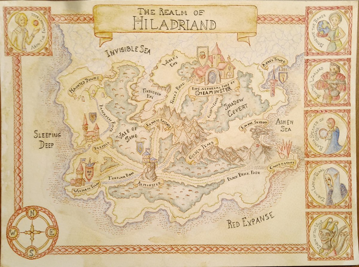 CartoGuild's tweet photo. The Realm of Hiladriad, by Papierkriegerin

https://t.co/bBait5u5ao

#GuildChallenge https://t.co/t1y82fjyvw