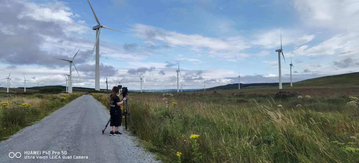 SingleCellFilms's tweet photo. Filming some renewable energy. #corporateshoot #windturbine #femaledp Photo by @paddymccarney https://t.co/aEKQFmNGME