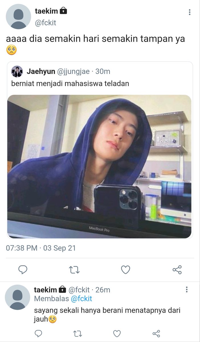 Lionbby_'s tweet photo. Oneshoot JaeV au

"Kupikir kau tidak punya pacar"
'Memang tidak punya kok, tapi karna kakak begitu aku jadi ingin punya pacar. Mau jadi pacarku?"

#VottomWritingFest @taeshipfess https://t.co/9Eo8q1SnV4
