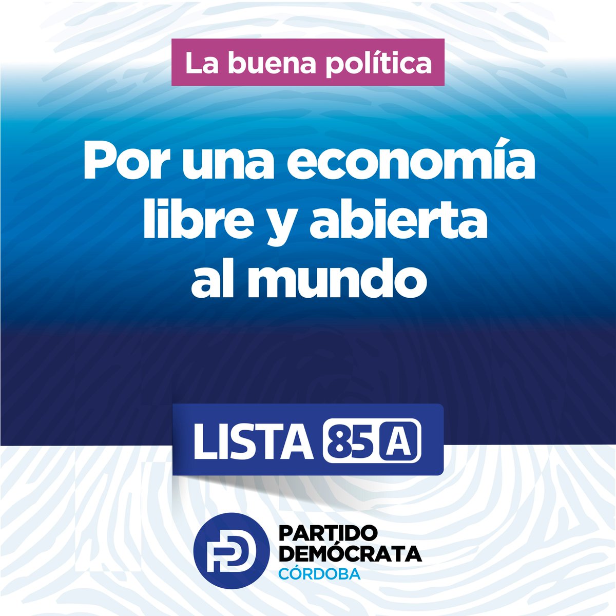 pdemocratacba's tweet photo. ¡Por una economía LIBRE y ABIERTA al mundo!
VOLVIÓ #labuenapolitica

@LAVOZcomar @centromediatv @hoydiacordoba @lmcordoba @radiosuquia @Cadena3Com @RoqueBFernandez @EibenRodolfo @merylunge https://t.co/7aicuih9AT