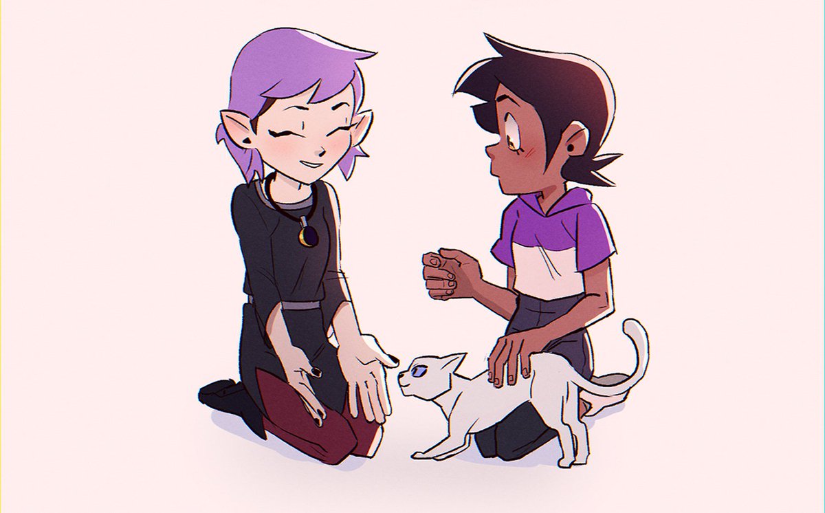 Antler_Dragon's tweet image. Cats 🐱

#theowlhouse #lumity