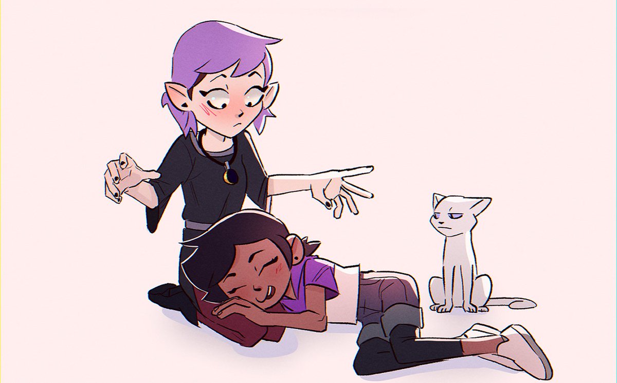 Antler_Dragon's tweet image. Cats 🐱

#theowlhouse #lumity