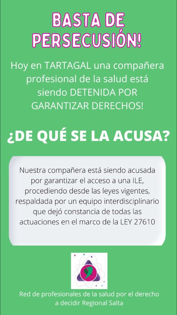 Red Profesionales de la Salud x Derecho a Decidir tweet media