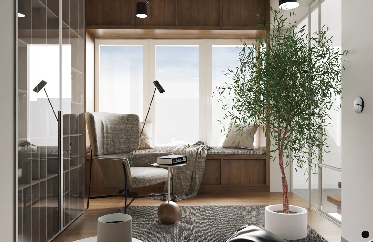 pCon_solutions's tweet image. Just relax with a book after work? This high-quality and modern reading corner was planned by Gargas.studio and implemented with our pCon.planner. 
#pCon #pConplanner #highquality #readingcorner