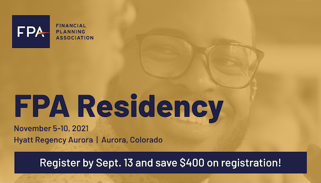 fpassociation's tweet photo. Don’t just become a #financialplanner. Be a financial planner with #FPAResidency. 

Learn from top professionals like Kyra Morris, @sandibragar, @elissabuie, @RTDFinancial, @Pkfiii, and @sabrinalowell. Register by 9/13 and save $400 on registration!

https://t.co/FpKyNXpuUN https://t.co/ohgI905LYd