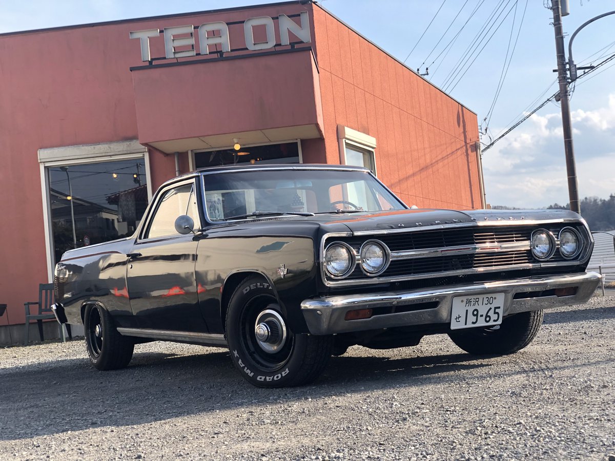 hasekohe's tweet photo. #愛車に出会う経緯 
1965のelcaminoが欲しくて、ネットで探し回ってた。
ある日1台激安で出てた。
その週には、琵琶湖まで向かってた。 https://t.co/EAoFiAOPkw