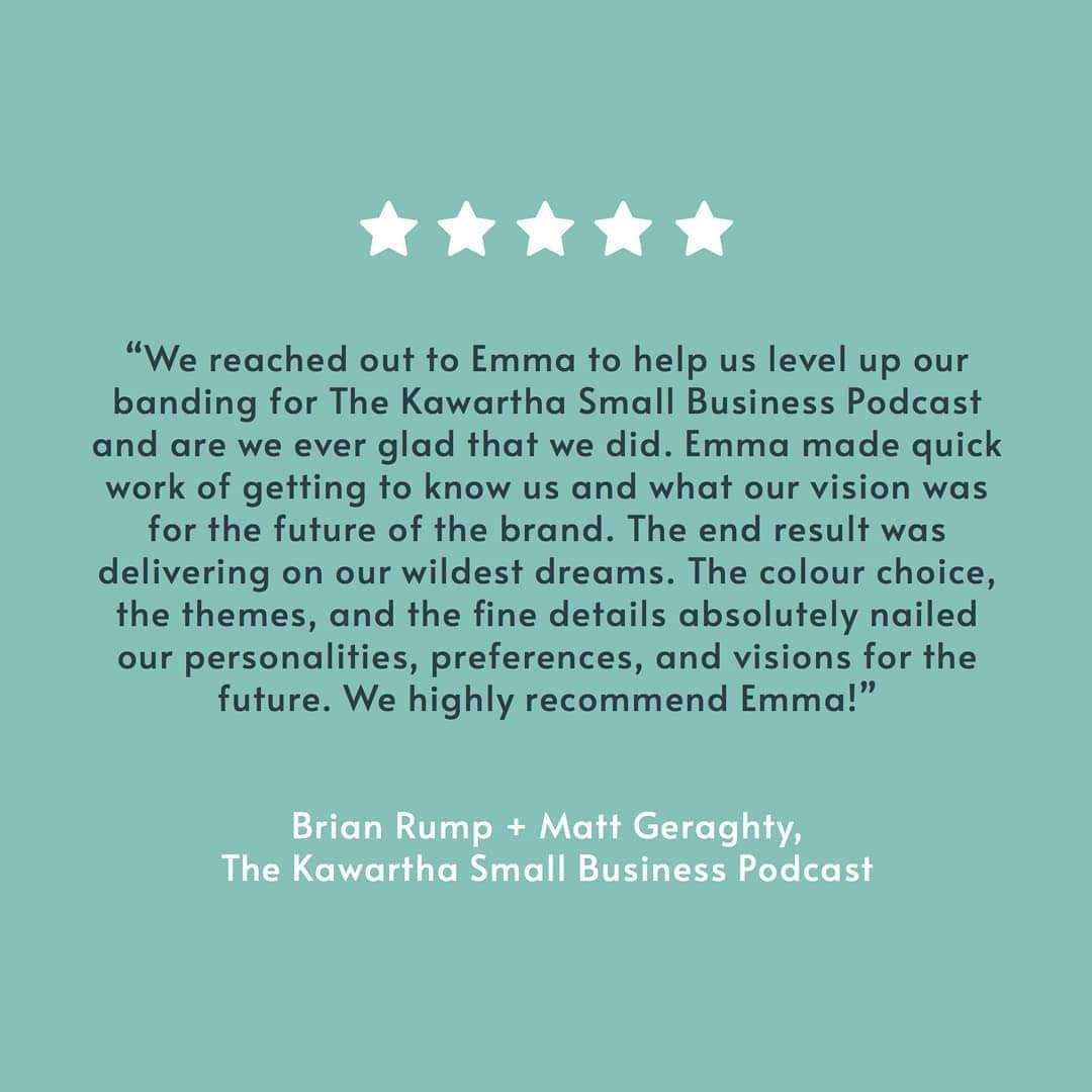 emscottdesign's tweet photo. Rollin' into the long weekend with this great testimonial!
Thanks again to Matt and Brian 🙏💙
#testimonials #happyfriday #longweekend #canadianpodcasts #businesstips #thankyou #clientlove #smallbusinessbranding #ptbodesign #logobadge https://t.co/RbW56wXouu