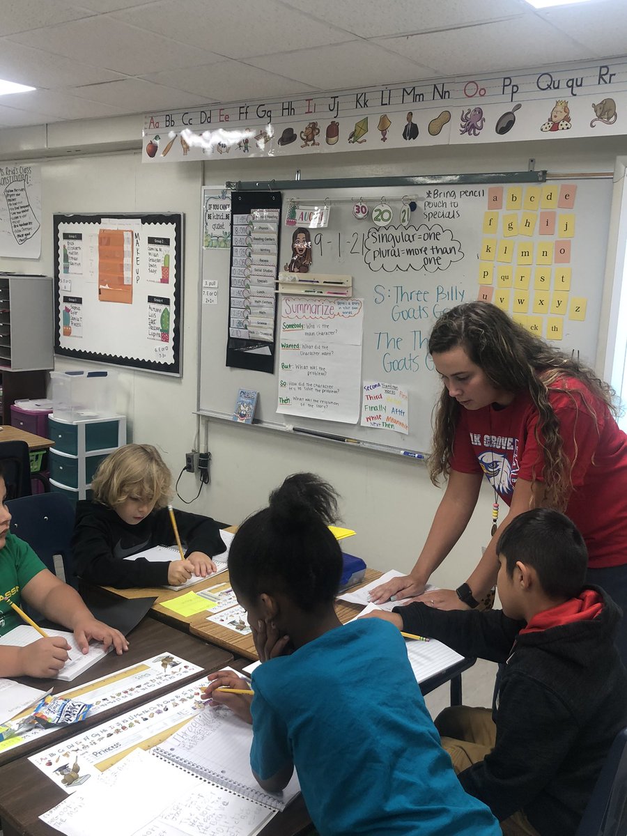 This first year teacher, <a href="/MissReid_OGES/">Ms. Reid’s Class</a>, does such a good job of giving frequent feedback to her students! They did great work on an evidenced based writing assignment today! #CCSDNEWBIE