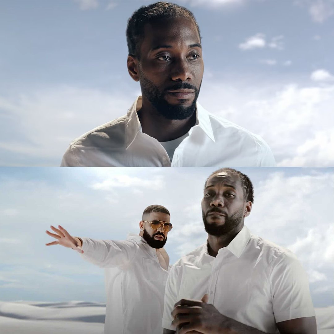 espn's tweet photo. Peep Kawhi in Drake's music video 👀 https://t.co/XOcAm4JxSQ