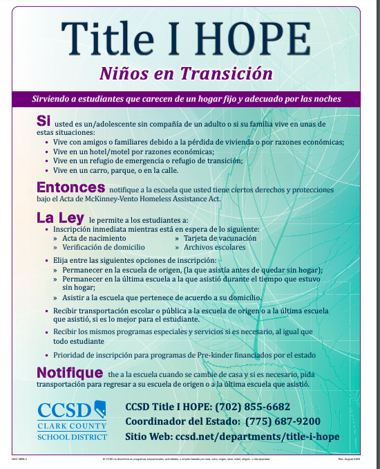 CCSD Title I HOPE tweet media