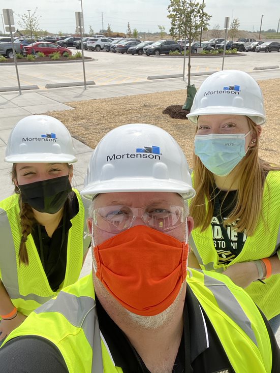 PurdueCNE's tweet photo. More pics from CEM students at Mortenson Co ⬇️ 

#purdue #purdueengineering #heavyconstruction #constructionsafety #purduealum #purdueengineer #purduecem #mortensonco #buildgreatthings #buildgreatthingstogether #mysmallstep #thenextgiantleap @MortensonCo https://t.co/UBP9xI7QjT