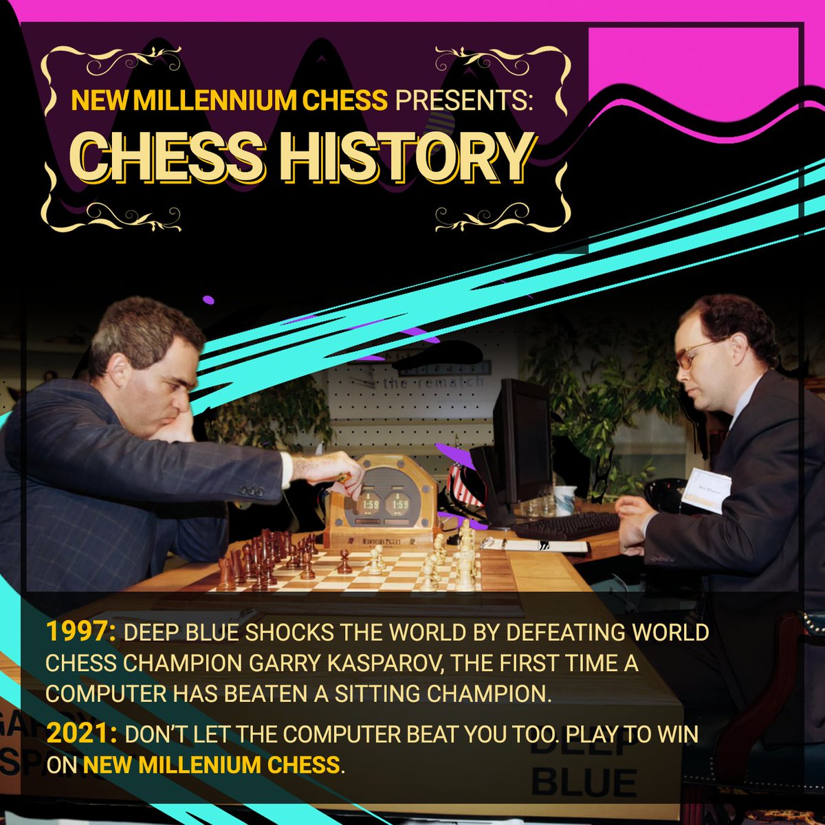 NMChessGame's tweet image. When you play real people in real-time, you won’t have to worry about losing to a computer.