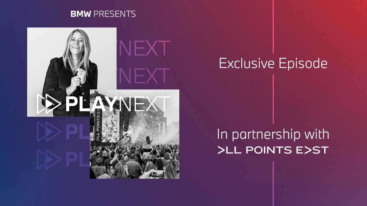 BMW UK (@bmw_uk) on Twitter photo BMW Play Next podcast is back with a brand-new live stage at #AllPointsEastFestival. Featuring an exclusive new track from headliner Elkka and interviews from host <a href="/edibow/">edith bowman</a>.
Listen now at: bit.ly/3mWe2oB
#BMW #PlayNext BMW Play Next podcast is back with a brand-new live stage at #AllPointsEastFestival. Featuring an exclusive new track from headliner Elkka and interviews from host <a href="/edibow/">edith bowman</a>.
Listen now at: bit.ly/3mWe2oB
#BMW #PlayNext