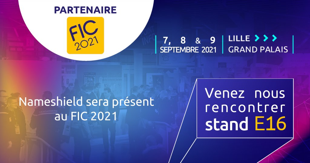 nameshield's tweet photo. Retrouvez Nameshield au @FIC_eu du 7 au 9/09 ! Venez nous rencontrer stand E16 ! 
Et venez assister au #FICTALK animé par @christofgerard le 08/09 : « Vos #nomsdedomaine stratégiques: des actifs numériques de plus en plus exposés, comment les protéger? »
https://t.co/9OHwHIFdWb https://t.co/XmQ0nTEFik