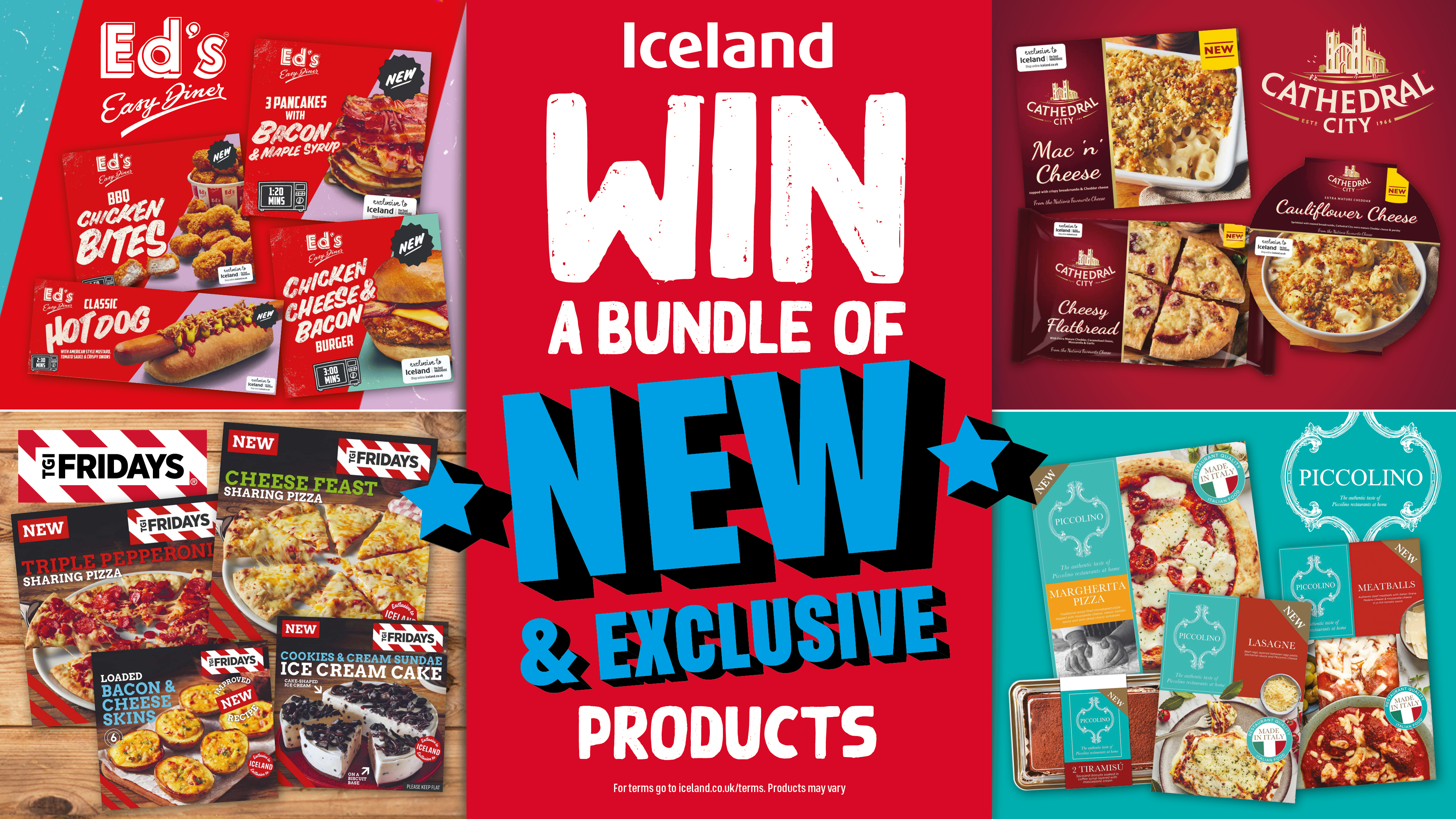 Iceland Foods ❄️ on X: "It's giveaway Friday! LIKE, RT and reply to this  Tweet using #BrandNewAtIceland before midnight on Sunday to be in with a  chance of winning a bundle of