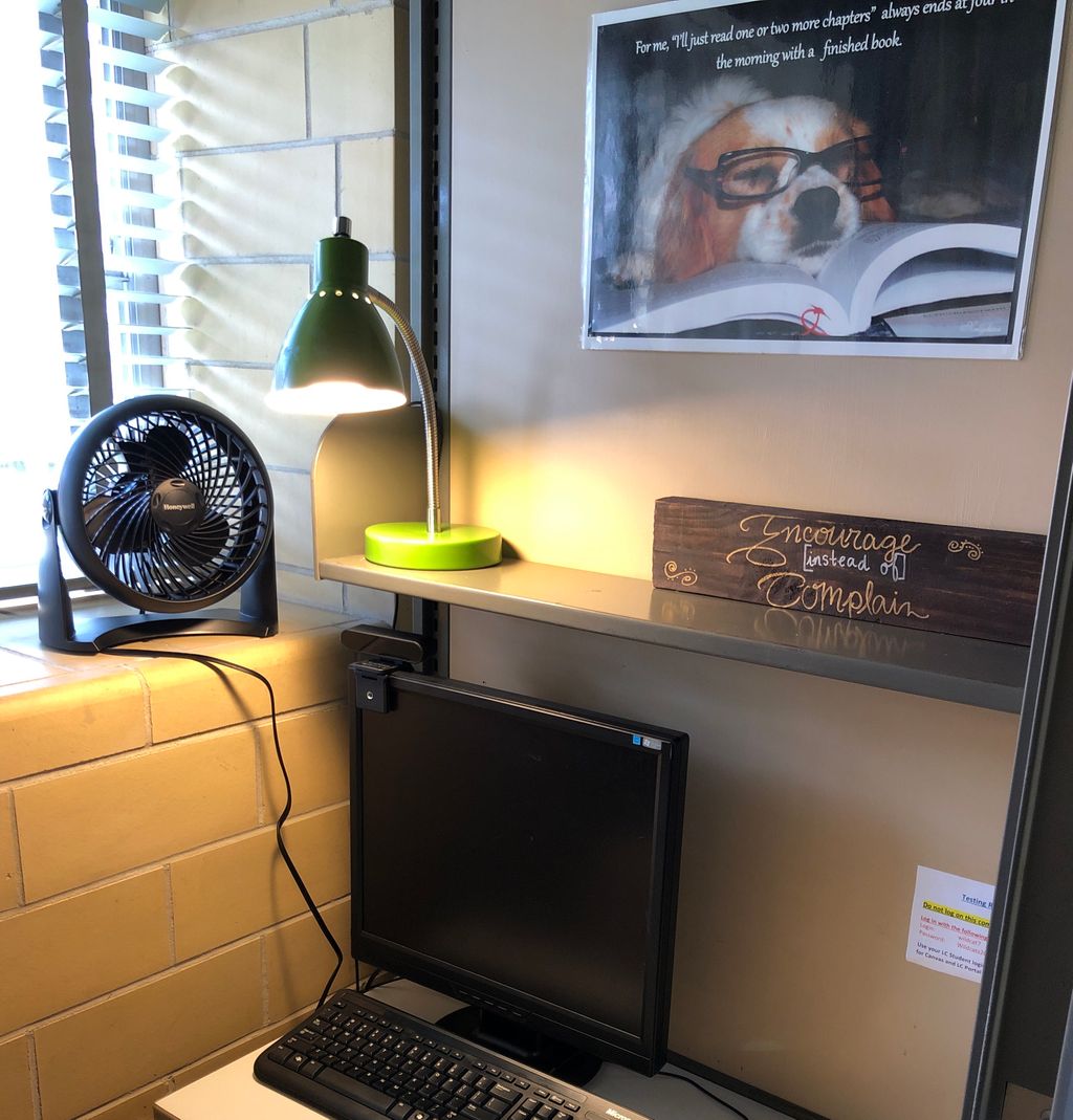 Library_LC's tweet image. Need a webcam for an online exam?  Stop at the Circulation Desk to reserve one of our 3 testing rooms anytime.