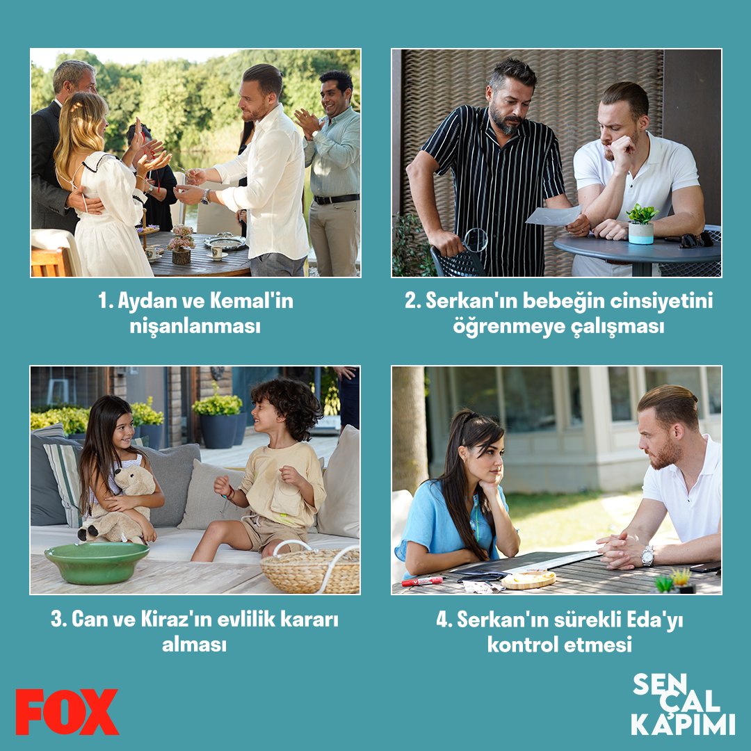 Son bölümde biz çok eğlendik! Sen en çok hangi sahneyi beğendin? 🤩 #SenÇalKapımı @FOXTurkiye