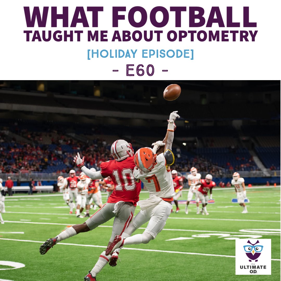 theultimateod's tweet image. New Episode! "What Football Taught Me About Optometry [Holiday Episode]- E60"
Player links &amp;amp; show notes: theultimateod.com/what-football-… 

#optometry #optometrypodcast #optometrist