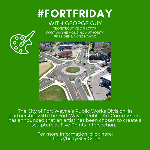gguyfwha's tweet photo. #FortFactFriday: A sculptural artist has unveiled the art concept that will be installed at the center of the Five Points intersection at Goshen Avenue and Sherman Boulevard. For more information, click here: https://t.co/WDErtmmI7s
#Community #Art #FortWayne https://t.co/4H6QOdQURx