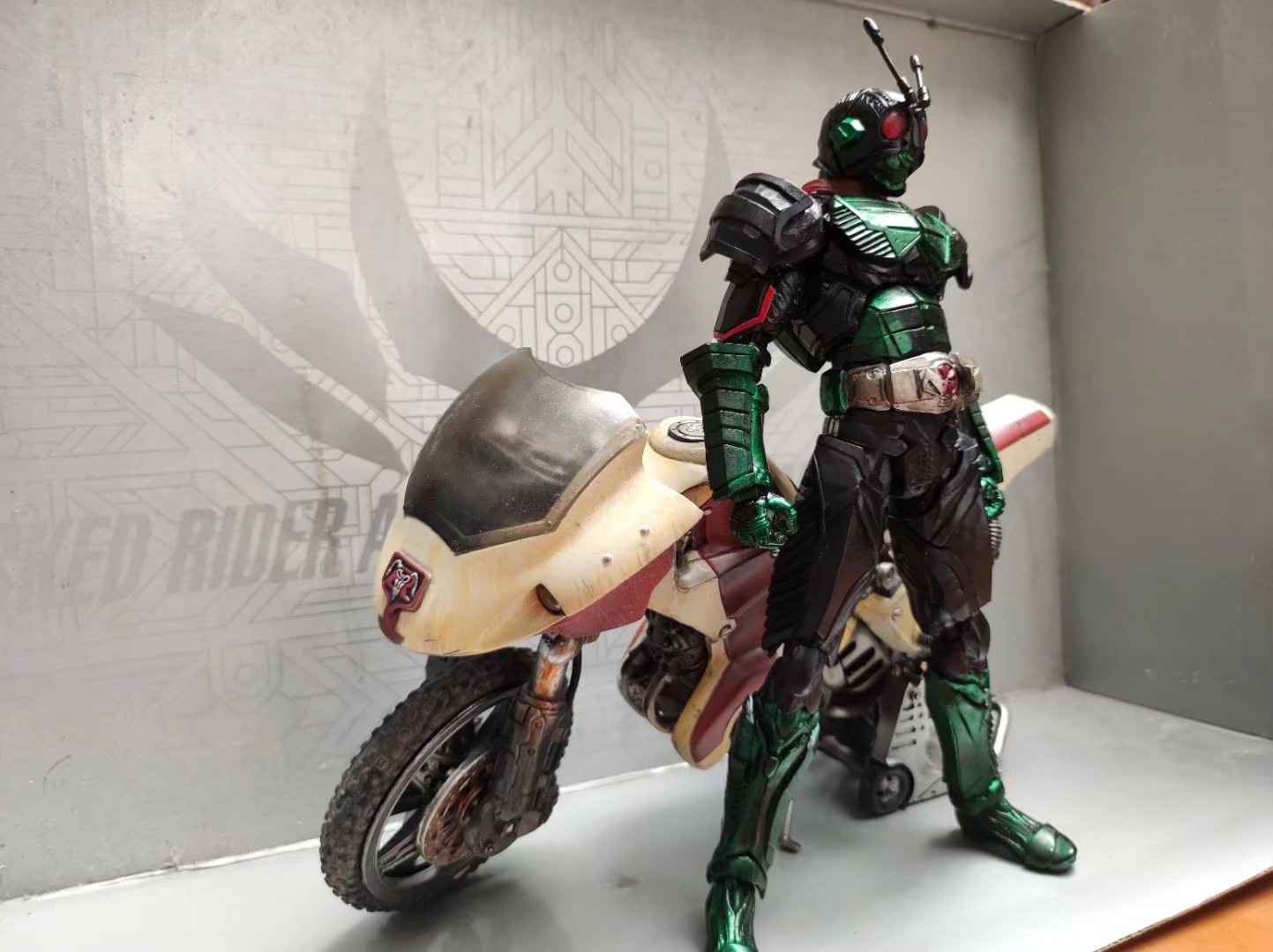s.i.c 仮面ライダー新1号　改造　v3風 s.i.c 仮面ライダー新v3 風（改造） 特撮