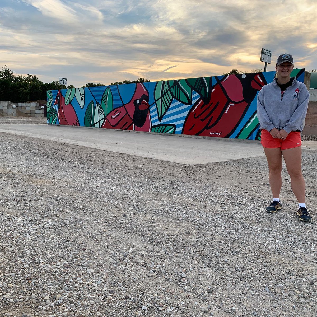 JCCFIndiana's tweet photo. We are pleased to present our newest #ColorTheCounty mural! Special thanks to artist Leah Pinney, artistic lead Dave Windisch, Josh &amp; Jennifer McCarty at McCarty Mulch &amp; Stone, sponsors, volunteers and community. We hope you enjoy this beautiful addition to our county. https://t.co/QzYHO35Prp