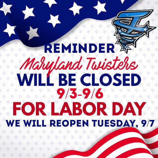 Enjoy your Labor Day weekend 💙🌀
