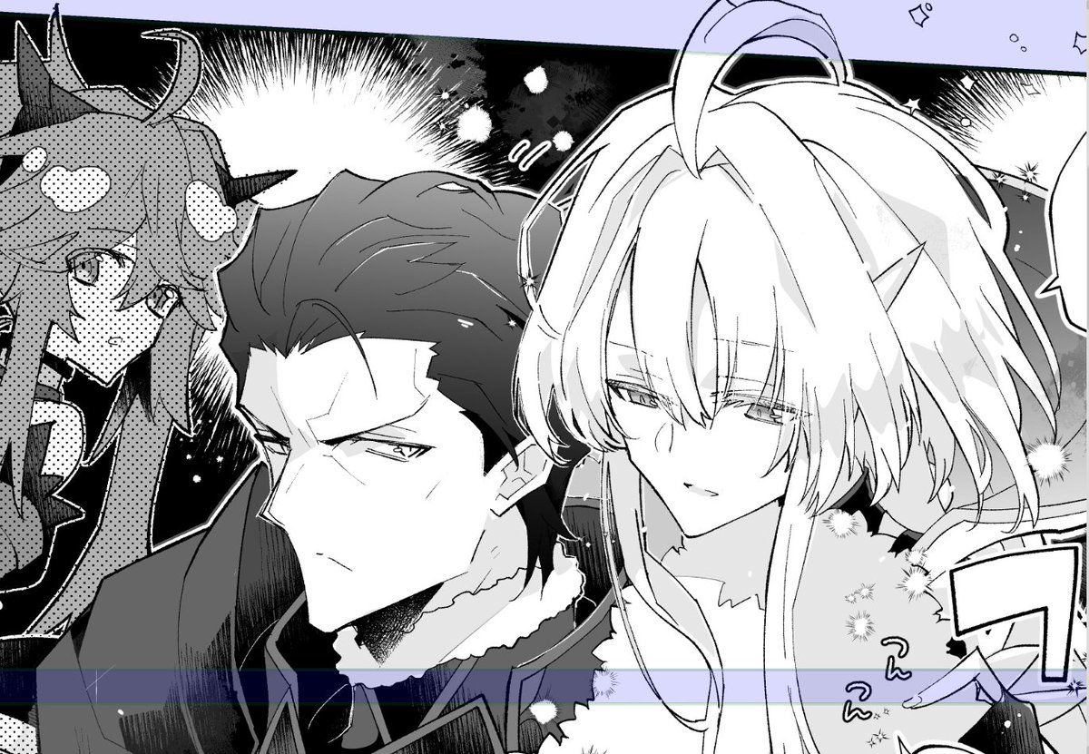 「いっけないなぁ♪ アーサー王や円卓の騎士が人理のためにカルデアに馳せ参じているのに、キミがこんなところで油を売っていては…🌸🌸」
プロトマーリンの声は王。狭い実装待機列…何も起こらないわけはなく…(※起こらない)(アグラヴェイン卿+プロトマーリン) 