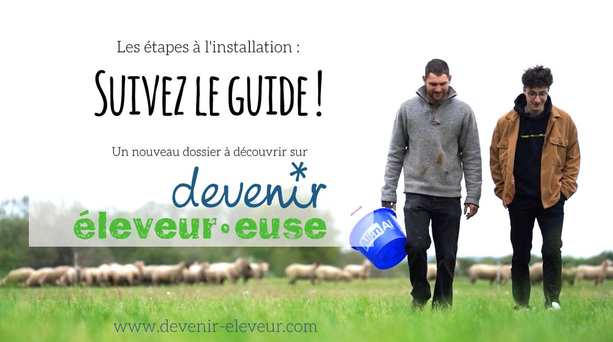 📣NOUVEAU !📣
Découvrez la nouvelle série d'articles dédiés à l'installation en élevage, sur #DevenirEleveur ! 🧐
devenir-eleveur.com/mon-parcours-d…
Que ce soit pour devenir éleveur bovin🐄, ovin🐑 ou caprin🐐, c'est à vous de jouer !