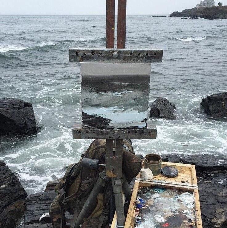 Painting by the sea 🎨