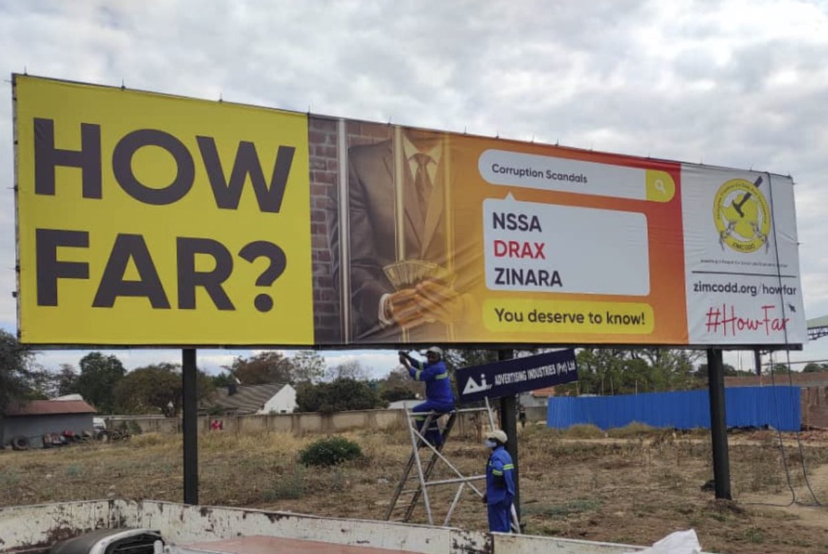 daddyhope's tweet photo. Dear @edmnangagwa

You promised a zero tolerance to corruption.

You set up @ZACConline which is only going after small fish.

We have given them evidence of looting at @nssazw, Drax, and Zinara.

22 months before the election, the Zimbabwean people are asking #HowFar

RETWEET! https://t.co/3DWrfU1Xml